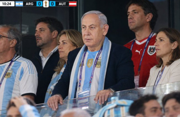 صورة نتنياهو بمدرجات كأس العالم 2026 مولدة بالذكاء الاصطناعي